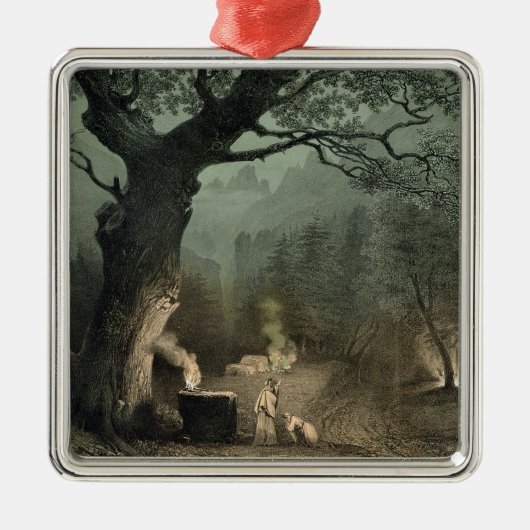 De heilige rog van de druïden metalen ornament (Voorkant)