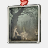 De heilige rog van de druïden metalen ornament (Links)