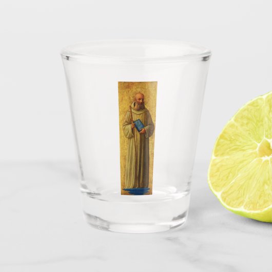 De heilige Romuald, stichter van de Camaldolese Shot Glas (Voorkant)