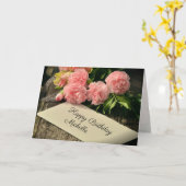 De Heilige Schrift Gepersonaliseerde Zegen van de Kaart (Gele Bloem)