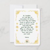 De heilige Sergius van Radonezj, Kaart (Achterkant)