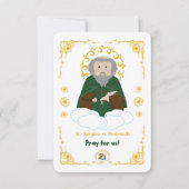 De heilige Sergius van Radonezj, Kaart (Voorkant)