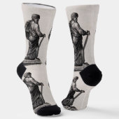 De heilige Simon de Zealot Apostel en Prediker Sokken (Gebogen)