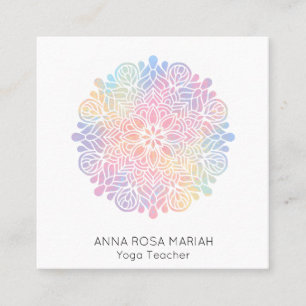 *~* de heilige Spiritual van Mandala van de Vierkante Visitekaartje