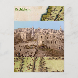 De Heilige Stad Bethlehem Briefkaart