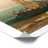 De heilige stad en de tempels van Dwarka, van Volu Poster (Hoek)