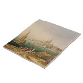 De heilige stad en de tempels van Dwarka, van Volu Tegeltje (Zijkant)