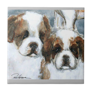 De heilige . . . tegeltje