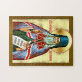 De heilige Theophan de kluizenaar Orthodoxe Christ Legpuzzel (Horizontaal)