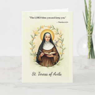 De heilige Theresia van Avila, Gods vrede en zegen Kaart