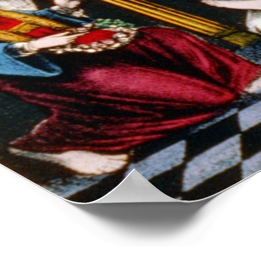 De heilige tomb van de blote maagd - 1907 poster (Hoek)