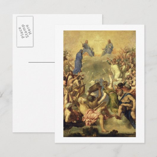 De Heilige Trinity, 1553/54 (olie op canvas) Briefkaart (Voorkant / Achterkant)