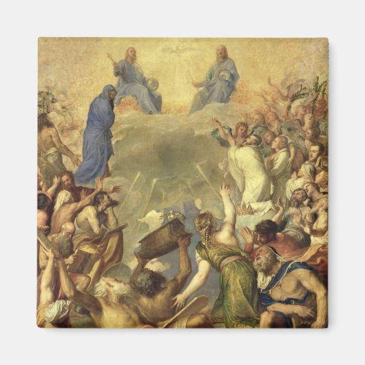 De Heilige Trinity, 1553/54 (olie op canvas) Magneet (Voorkant)