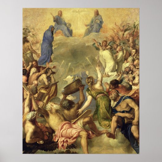 De Heilige Trinity, 1553/54 (olie op canvas) Poster (Voorkant)