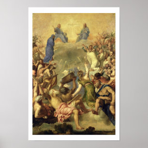 De Heilige Trinity, 1553/54 (olie op canvas) Poster