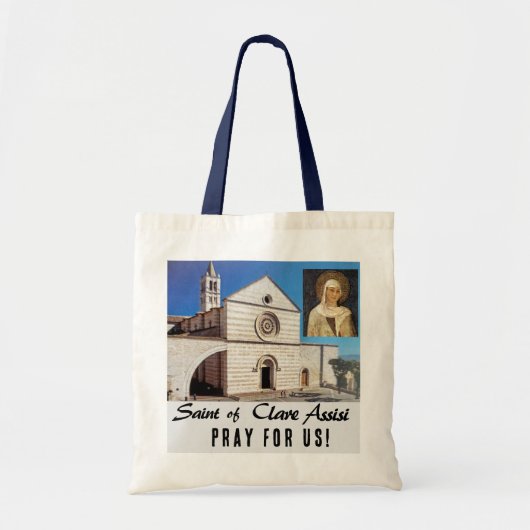 De heilige van Clare van Assisi Tote Bag (Voorkant)