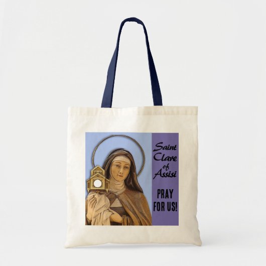 De heilige van Clare van Assisi Tote Bag (Voorkant)