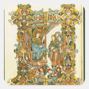 De Heilige Vrouwen in de Tomb Vierkante Sticker