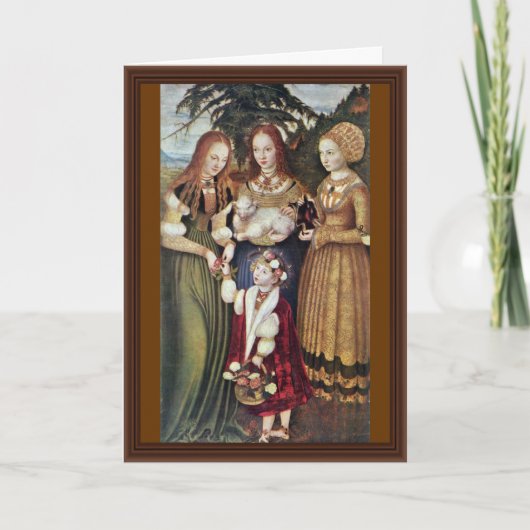 De heiligen Agnes en Dorothy Kunigunde door Kaart (Voorkant)