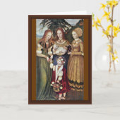 De heiligen Agnes en Dorothy Kunigunde door Kaart (Gele Bloem)