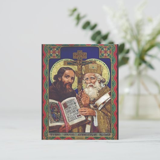 De heiligen Cyril en Methodius Patronen van Europa (Staand voorkant)