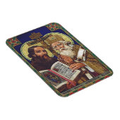 De heiligen Cyril en Methodius Patronen van Europa Magneet (Rechterzijde)