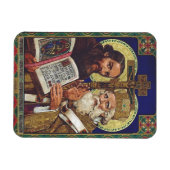 De heiligen Cyril en Methodius Patronen van Europa Magneet (Horizontaal)