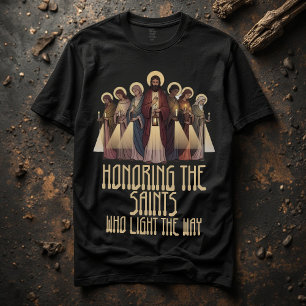 De Heiligen Ehrenen Die de Weg Verlichten   Allerh T-shirt