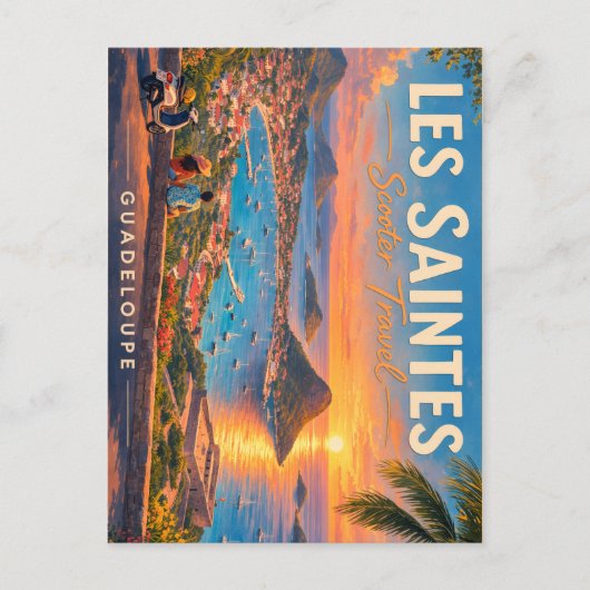 DE HEILIGEN GUADELOUPE BRIEFKAART (Voorkant)