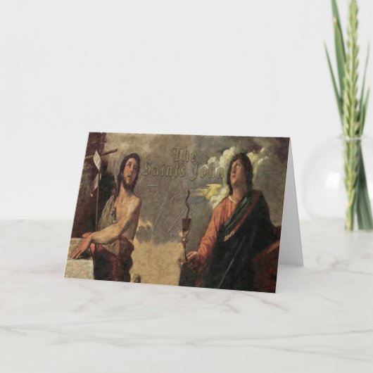 De heiligen John Feestdagen Kaart (Voorkant)