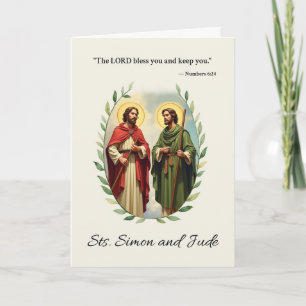 De heiligen Simon en Judas, Gods vrede en zegening Kaart