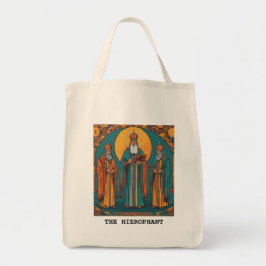 DE HEIROPHANT - TAROT KAART TOTE BAG