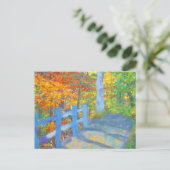 De hek-kunst briefkaart (Staand voorkant)