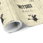 De heks Ball Halloween Cadeaupapier (Rol Hoek)