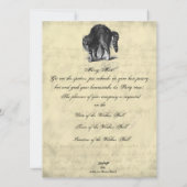 De heks Ball Halloween Kaart (Achterkant)