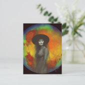 De heks briefkaart (Staand voorkant)