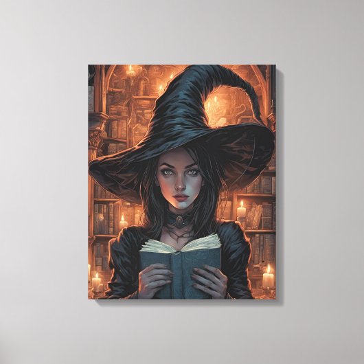 De heks canvas afdruk (Voorkant)