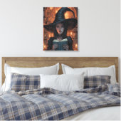 De heks canvas afdruk (Insitu (Slaapkamer))