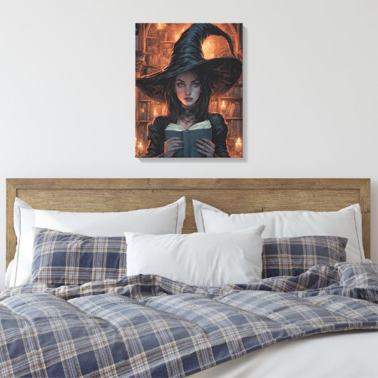 De heks canvas afdruk (Insitu (Slaapkamer))