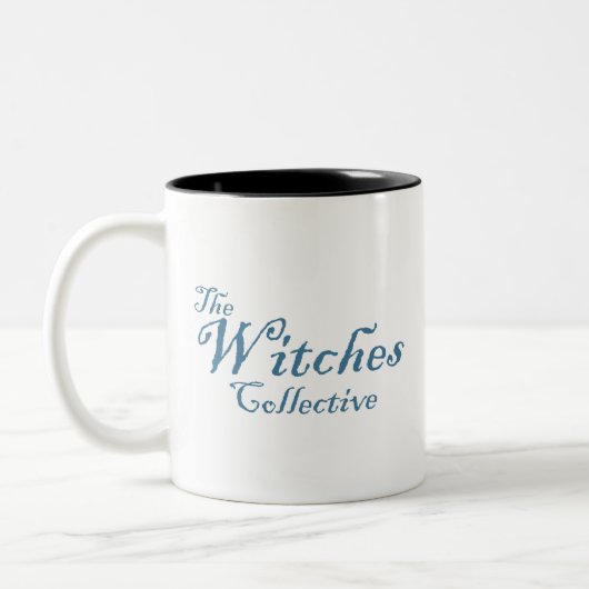 De heks collectief tweekleurige koffiemok (Links)