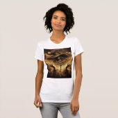 De Heks Die de Sleutel Vasthoudt T-shirt (Voorkant volledig)