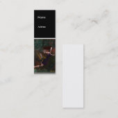 De heks en de maan mini visitekaartje (Voorkant / Achterkant)