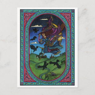 de heks en de ravens briefkaart