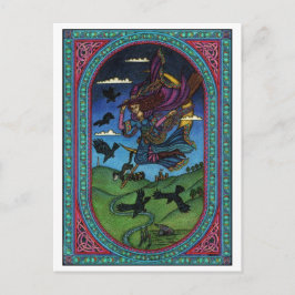 de heks en de ravens briefkaart