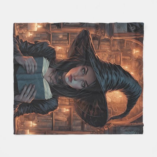 De heks fleece deken (Voorkant (Horizontaal))