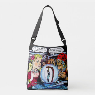 De heks Fortune Teller  komingen kruis Crossbody Tas