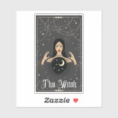 De heks Fortune Teller Tarot Sticker (Vel)