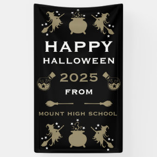 De heks Halloween Party Wall Spandoek