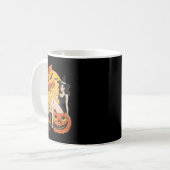 De heks Halloween Samhain 1 Koffiemok (Voorkant links)