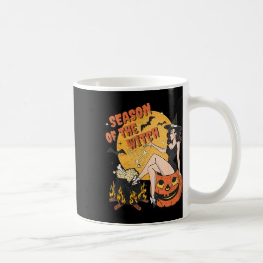 De heks Halloween Samhain 1 Koffiemok (Rechts)